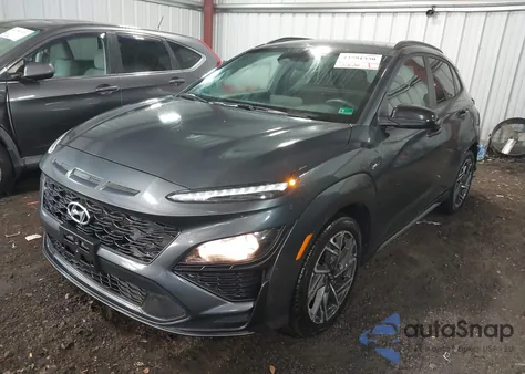 2022 Hyundai Kona N Line z USA, uszkodzony, nr VIN KM8K3CA31NU904994